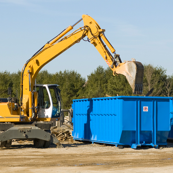 can i rent a residential dumpster for a construction project in Horner WV